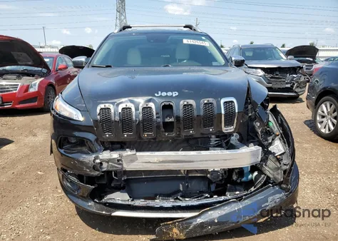 2017 Jeep Cherokee Overland из США, поврежденный, VIN 1C4PJMJS9HW574785